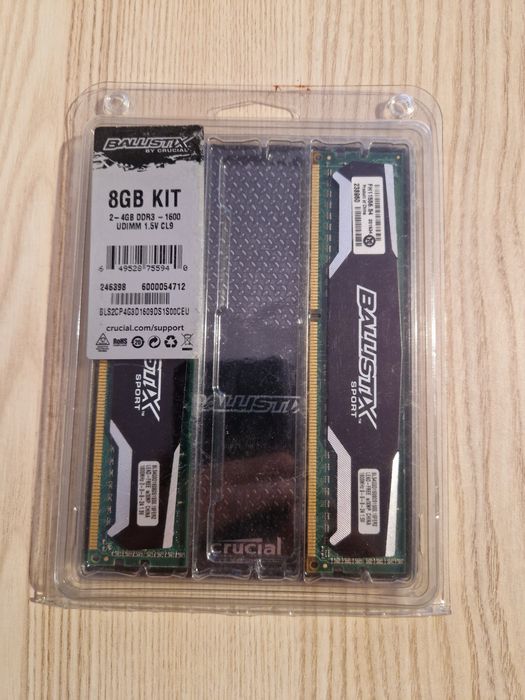 pamięć RAM DDR3 8GB 2x4GB crucial ballistix