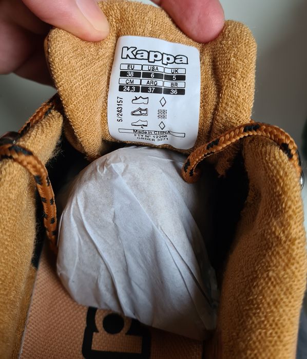NOWE Kappa Murray męskie damskie buty 38 trapery hiking outdoor brąz