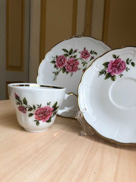 Фарфоровая чайная тройка трио. Wunsiedel Bavaria porzellan.: 510 грн ...