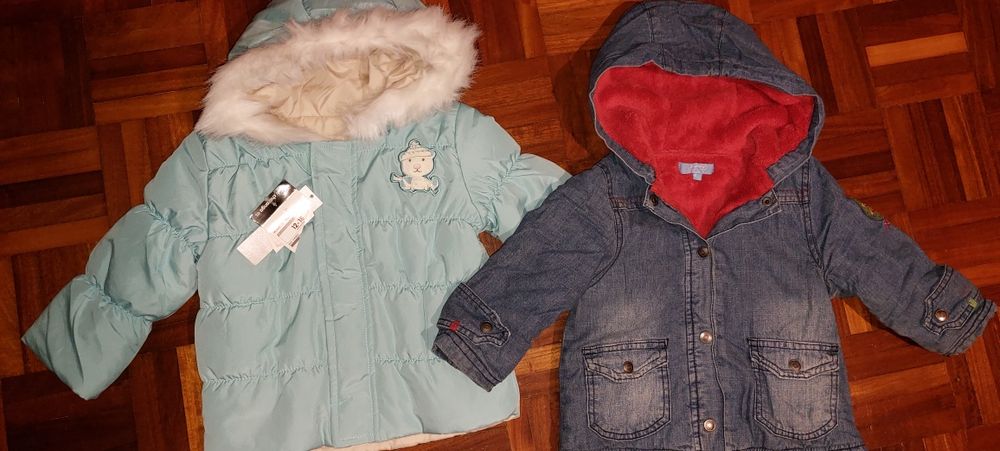 Lote 2 casacos unisexo - 9 a 12 meses -novo