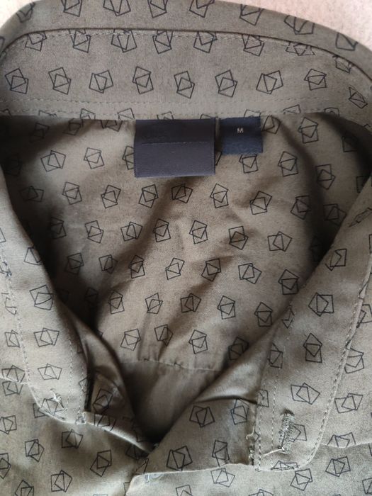 Asos koszula z krótkim rękawem w kolorze khaki r.M