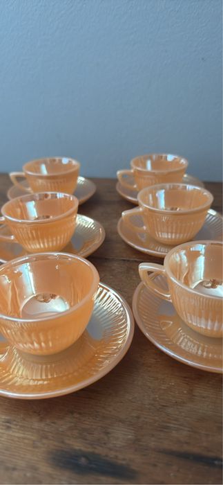 Vintage Fire King Raro Cafe Expresso