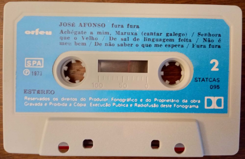 José Afonso	- - - - -		Fura Fura	- - - - -	K7