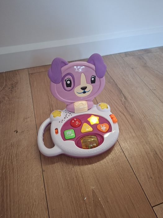 Komputer interaktywny pierwszy laptop piesek centrum zabaw smily play