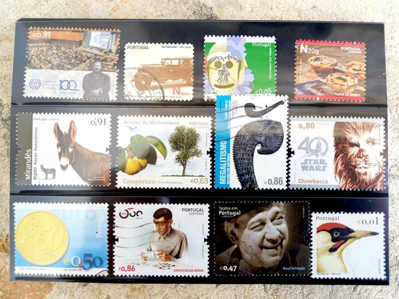 10 Selos de Portugal Continental