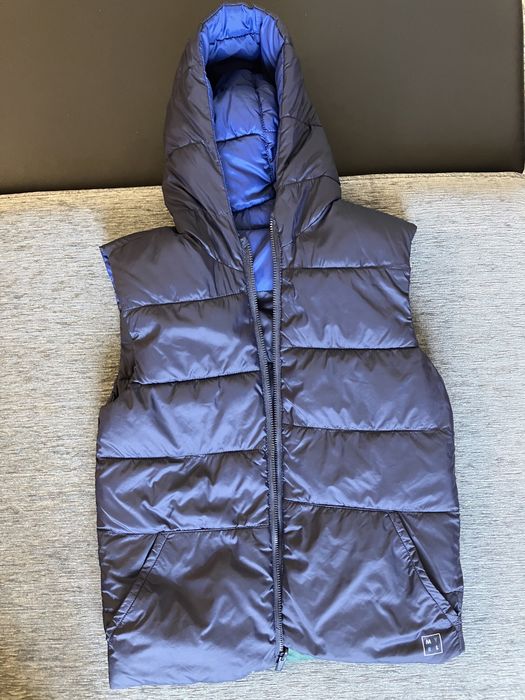 Colete acolchoado REVERSÍVEL da mayoral 8 anos