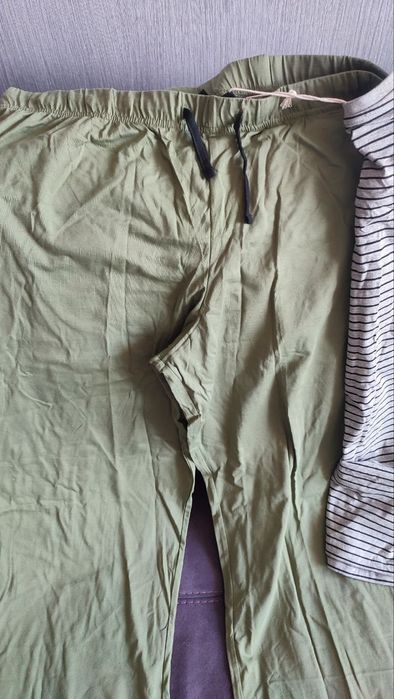 Мужская пижама, комплект для дома, L-XL