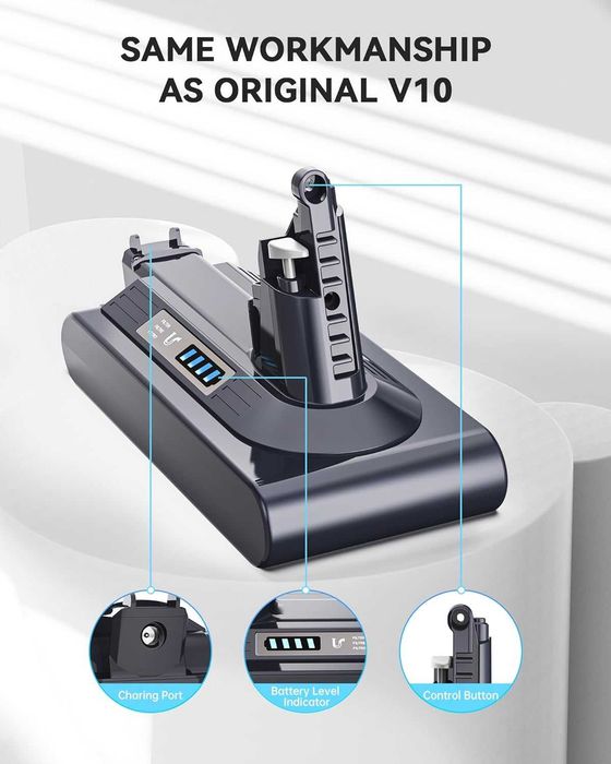 Morpilot Akumulator 8000 mAh do Dyson V10 SV12 Cyclone Animal Absolute Fluffy JAK NOWY