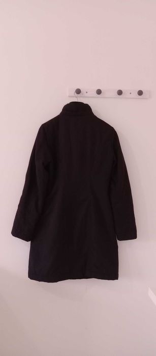 Casaco estilo parka comprida