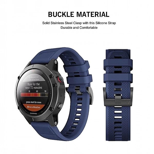 Pasek do Garmin Fenix 5 / 6 / 6 Pro Navy Blue