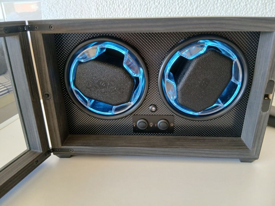 Watch Winder 2 Relógios Hamilton Rolex Seiko Oris Iwc  Fortis Zeno