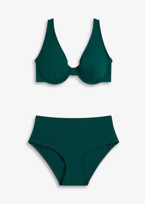 B.P.C bikini typu minimizer ciemnozielone na fiszbinach r.42(80B)