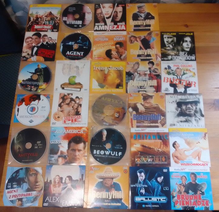 Sprzedam używane w dobrym stanie filmy na DVD
