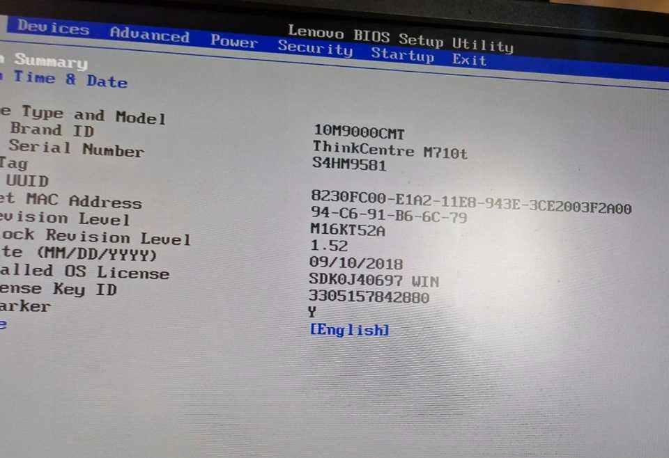 i7-7700 - KOMPUTER SPRAWNY 100% z BT i WiFi Lenovo ThinkCentre M710t