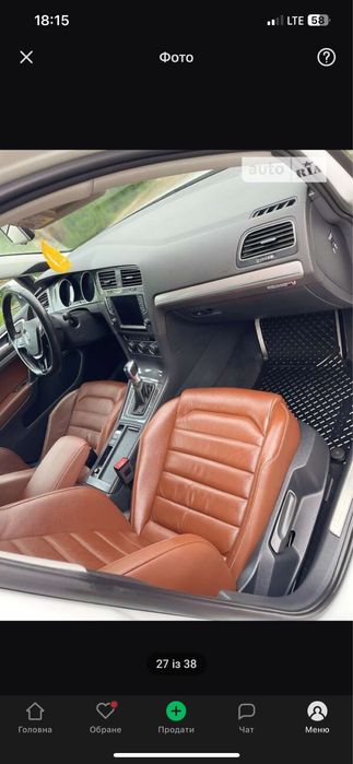 Volkswagen E-Golf максимальна комплектація, можливий обмін