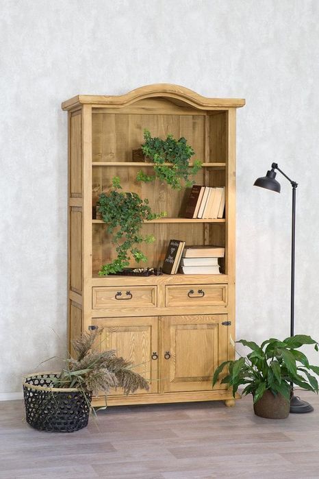 Drewniany regał woskowany REG 06 do salonu