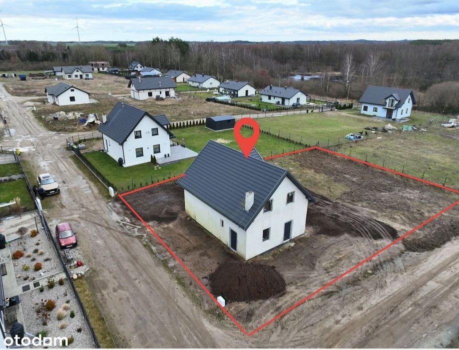 Dom jednorodzinny 120 m² | działka 1000 m² | stan surowy zamknięty