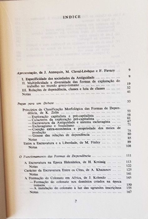 Formas de Exploração do Trabalho e Relações Sociais na Antig. Clássica