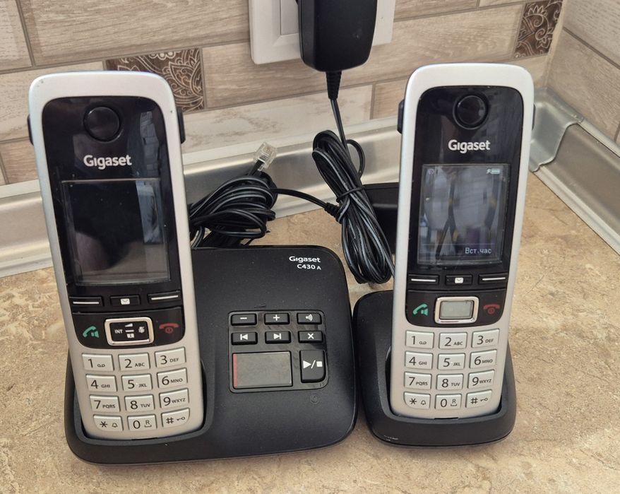 Радіотелефон Gigaset C430A Duo (комплект із двох трубок) б/у