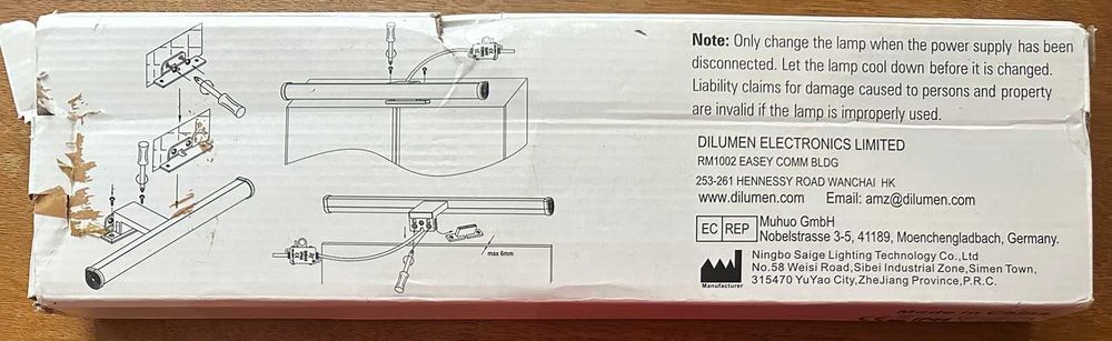 kinkiet podświetlenie
