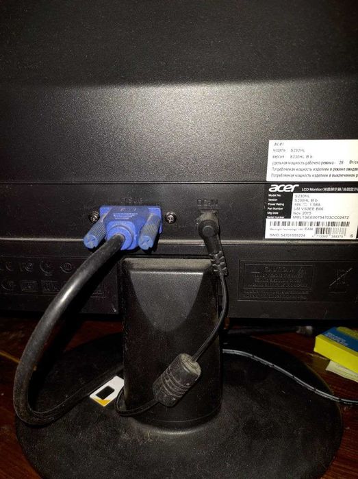 Монітор Acer S230HL B b