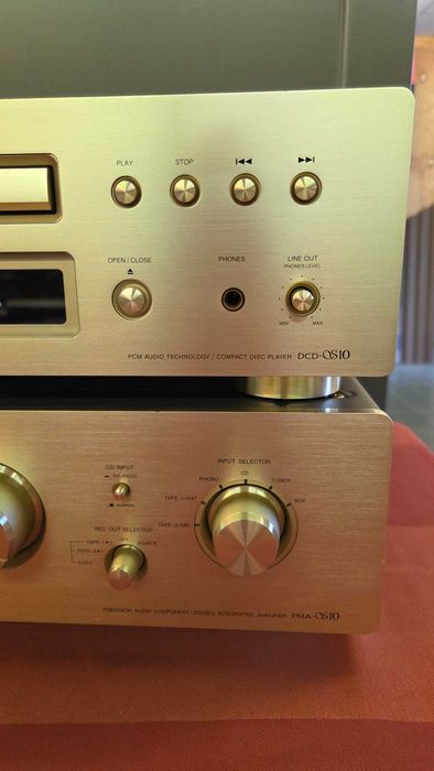 Zestaw stereo  Hi-end XLR Denon PMA-S10 + Denon DCD-S10 + piloty