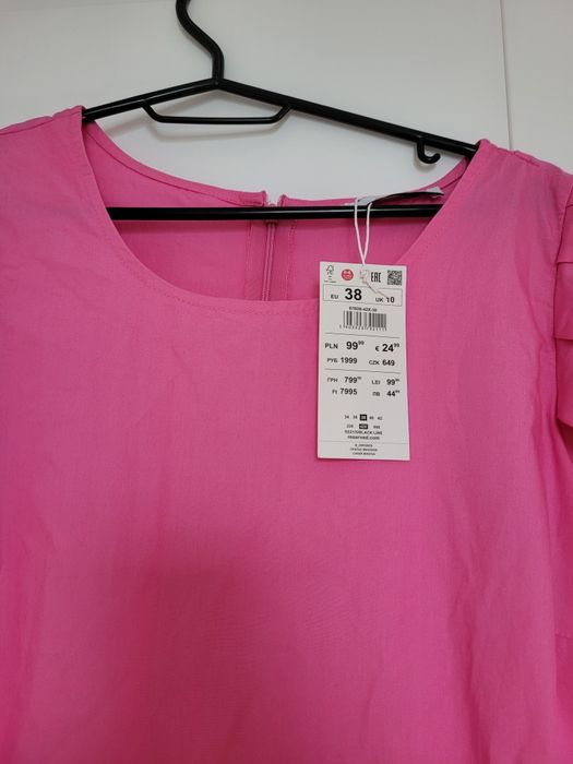 Nowa sukienka midi falbany reserved M