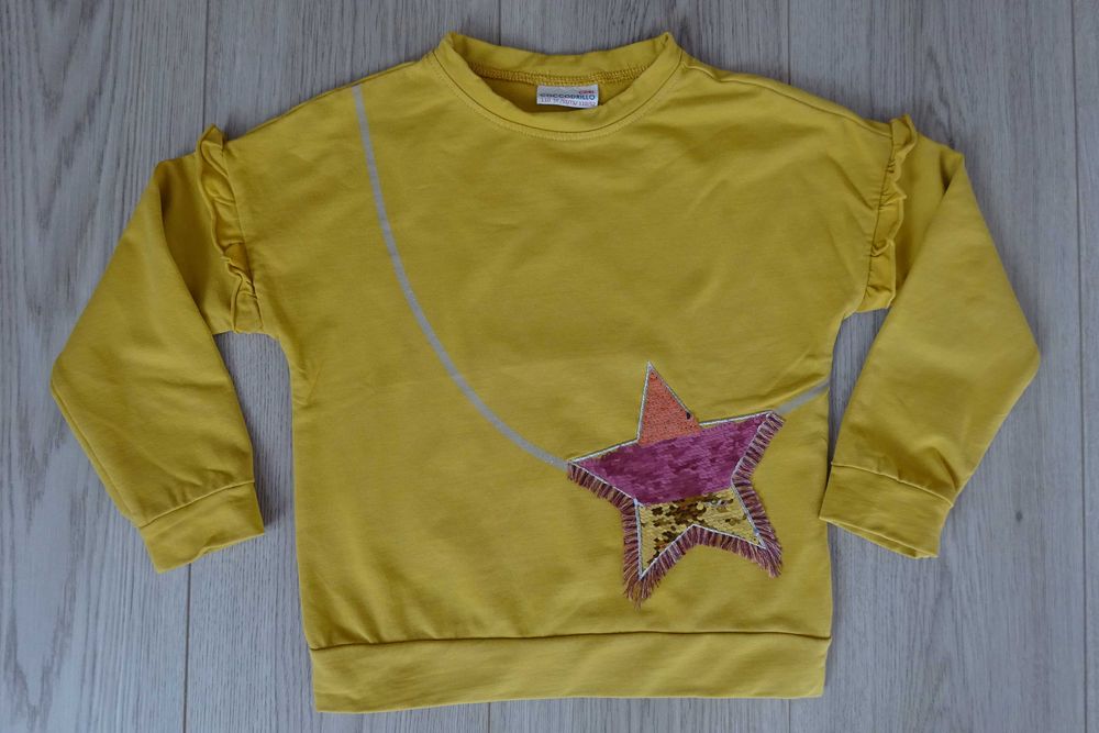 Bluza dziewczęca z imitacją torebki r. 110/116 - Coccodrillo