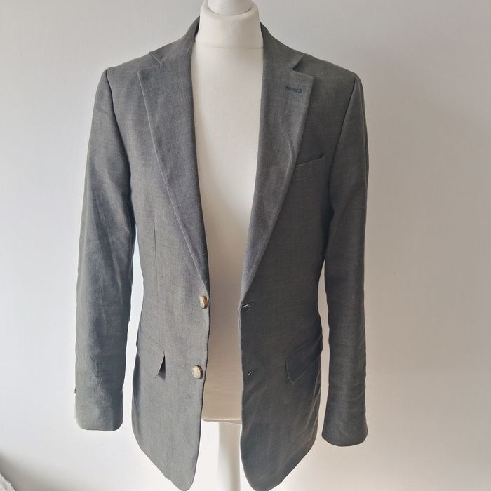 Marynarka bawełna len unisex Dressmann