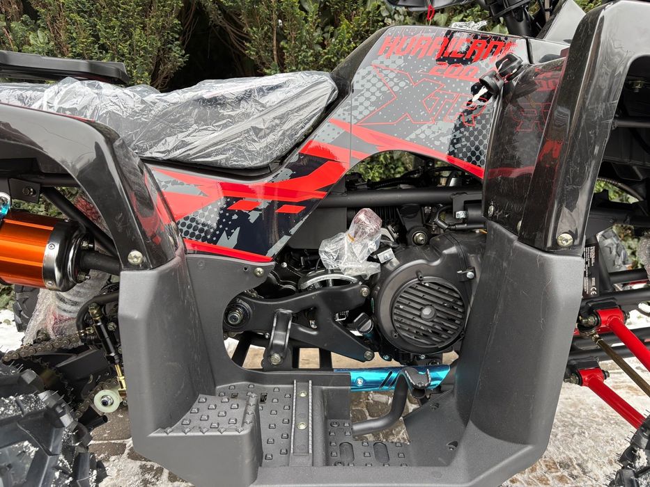 QUAD 200cc XTR HURRICANE Automat alufelgi LED-bar Oparcie raty dostawa