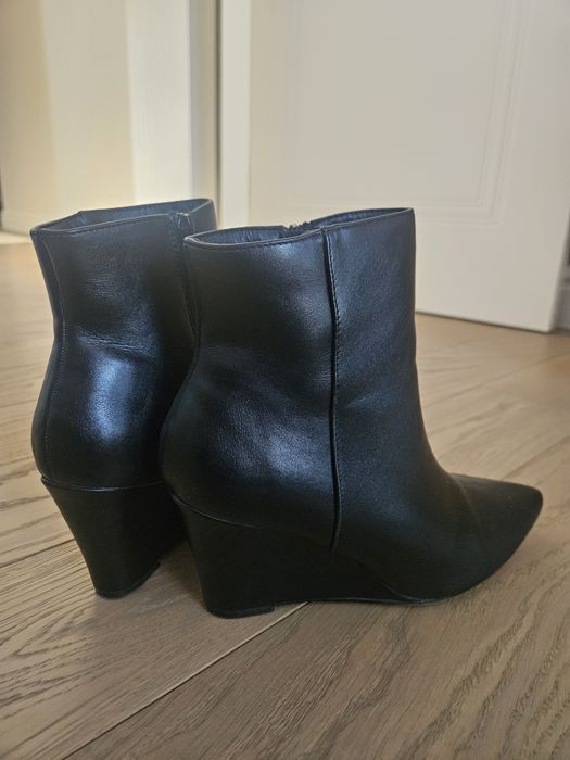 Buty na zimę na koturnie, rozmiar 39
