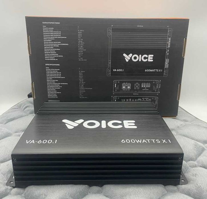 Усілітель звуку моноблок 1 канал на саб 600ват усілок для сабвуфера