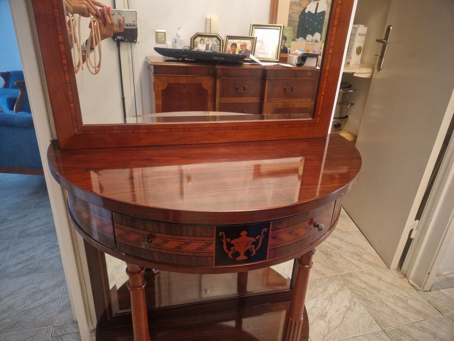 Móvel entrada com espelho