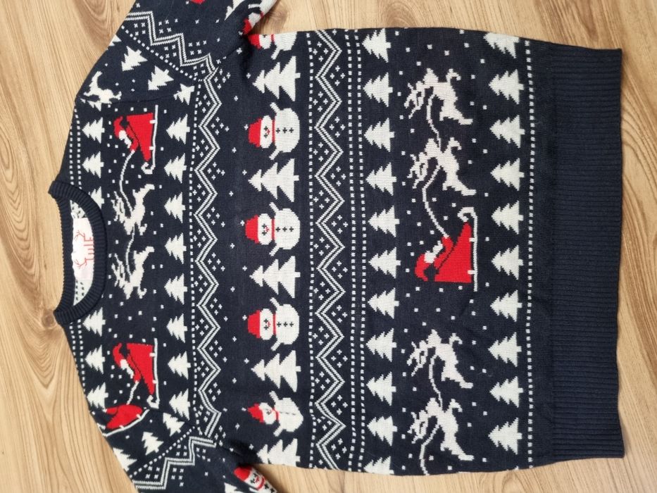 Sweter swetr świąteczny Jule M 38 uniwersalny