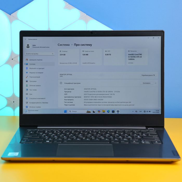 Ноутбук Lenovo ThinkBook 14 (157218) Б/У З ГАРАНТІЄЮ