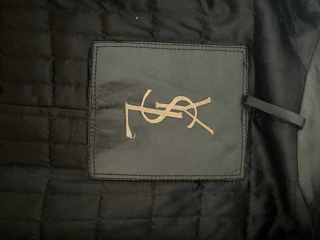 Casaco de pele Yves Saint Laurent
