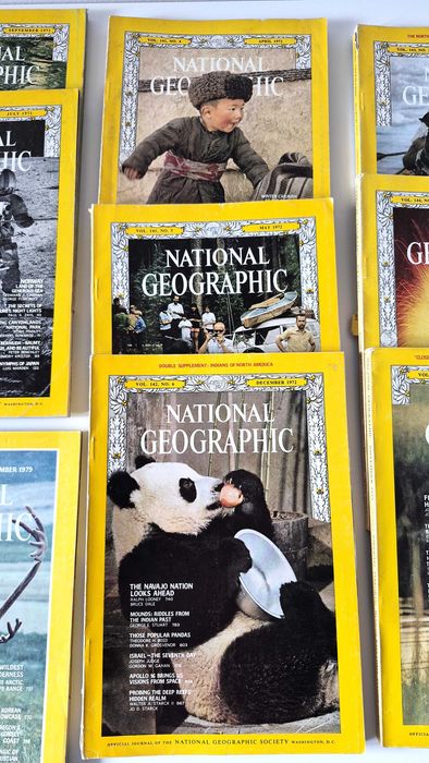 czasopismo National Geographic lata 70