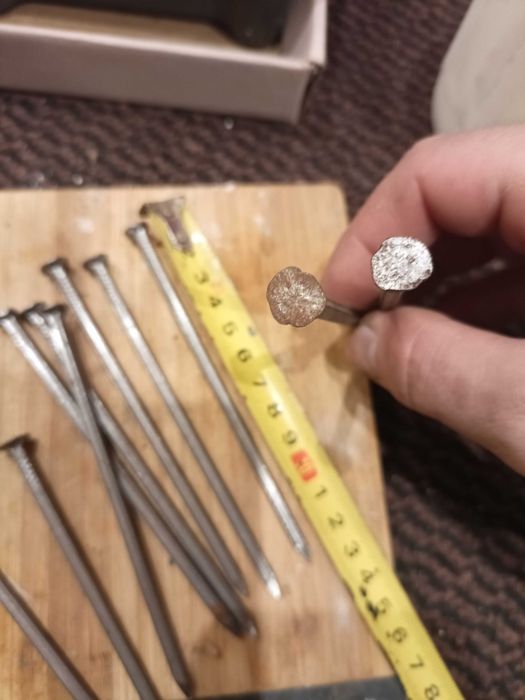 20sztuk gwoździe kute długie nowe 125mm nieużywane