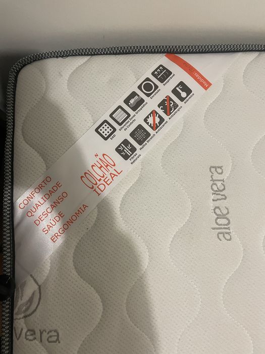 Colchao Aloe vera como Novo