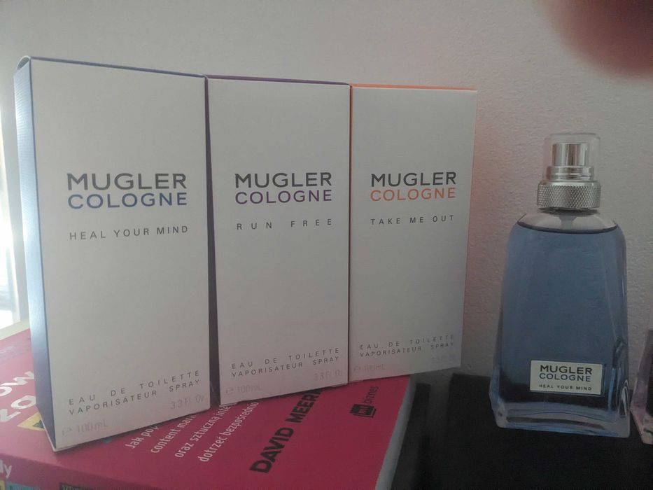 mugler cologne - take me out run free heal your mind