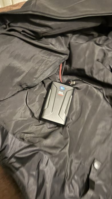 Casaco moto aquecido com protecoes power bank incluso