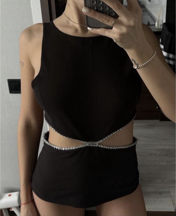 Zara топ і Твідова сорочка