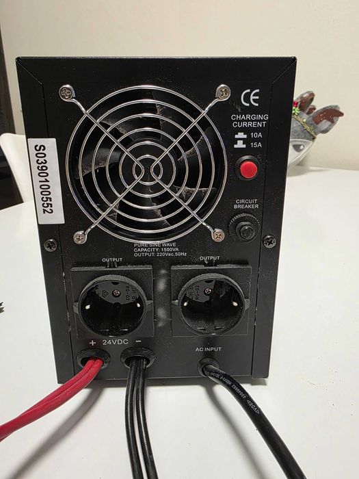 ДБЖ з прав синусоїдою Europower PSW-EPB1500TW24 (1050 Вт) під зовн АКБ