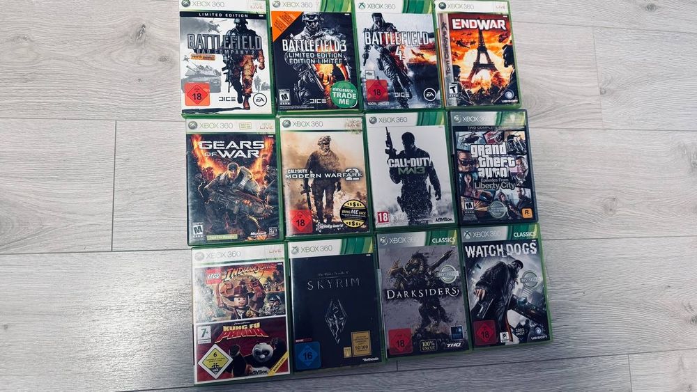 Ігри xbox 360 без предоплат, ціна за комплект