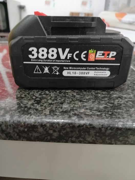 Bateria 388V para equipamentos de bricolage