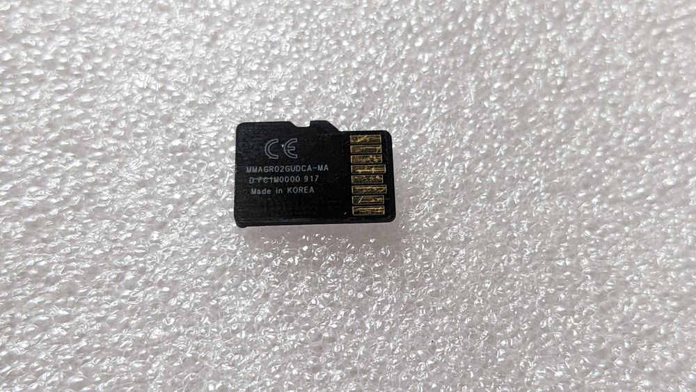 Коллекционная оригинальная карта памяти Nokia Micro SD 2GB Korea