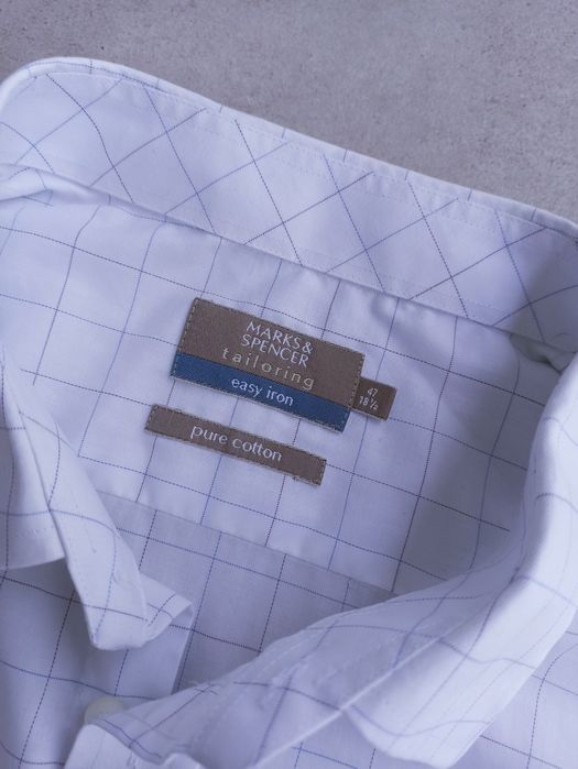 Marks & Spencer  elegancka biała  koszula  rozmiar  5XL , 6XL