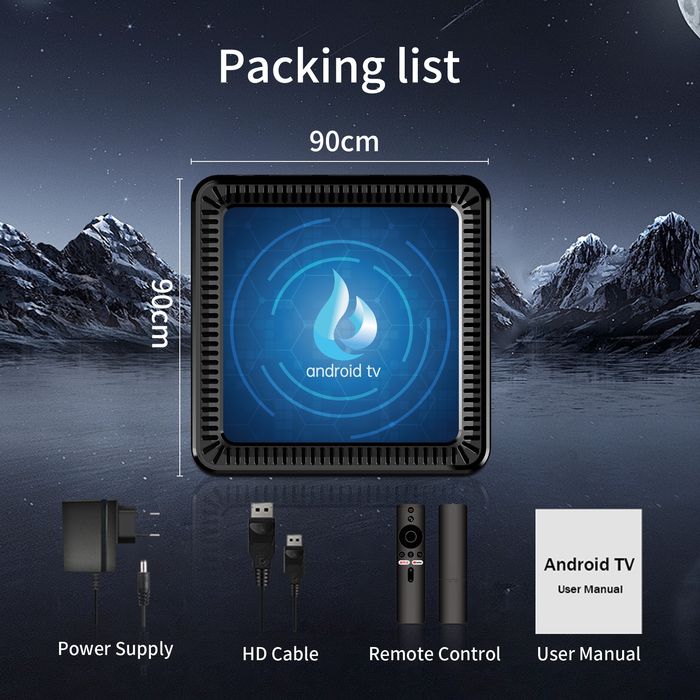 Smart TV  4/32  Android 12 Смарт ТВ приставка
