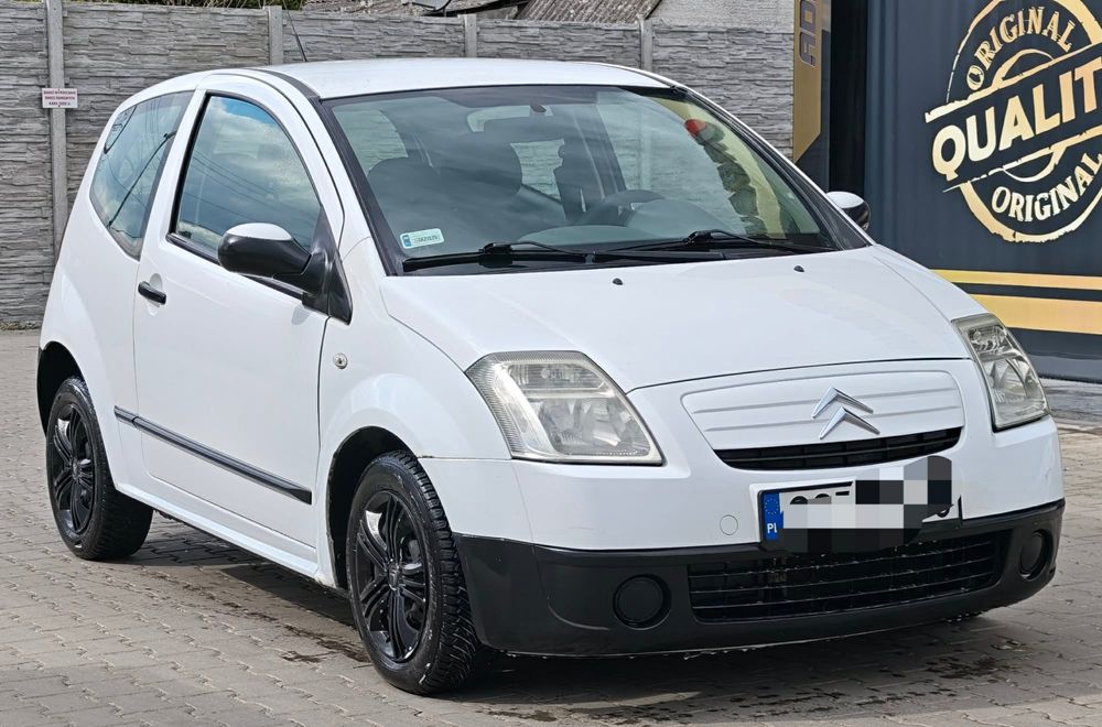 CITROEN C2 1.4HDI 2005r Sprawna Klimatyzacja,Elektryka,Wspomaganie, Aktu OC i PT!