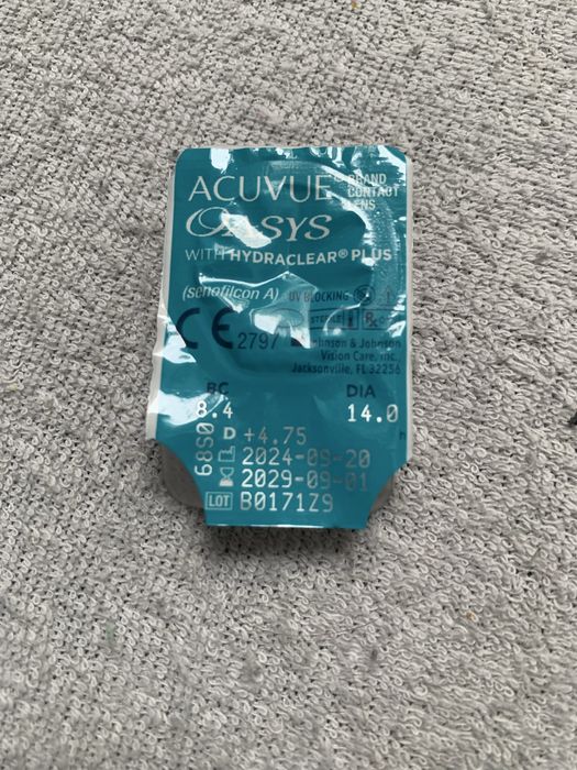 Soczewki kontaktowe acuvue oasys